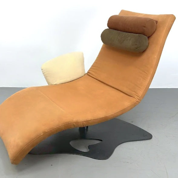 POST MODERN ‘DIVA’ CHAISE LOUNGE BY GIORGIO SAPORITI FOR IL LOFT (ITALY)