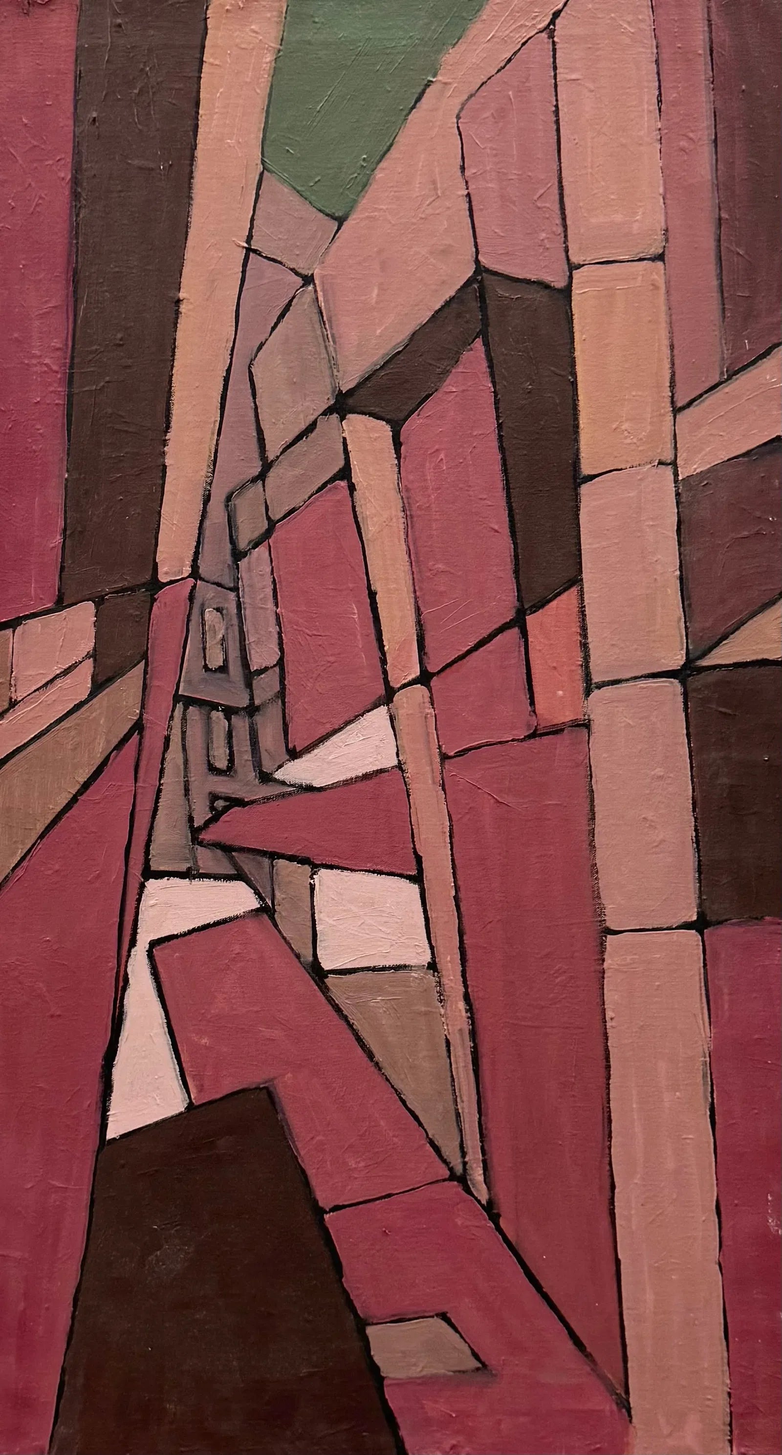 UNSIGNED MODERN URBAN ABSTRACT (1970s)