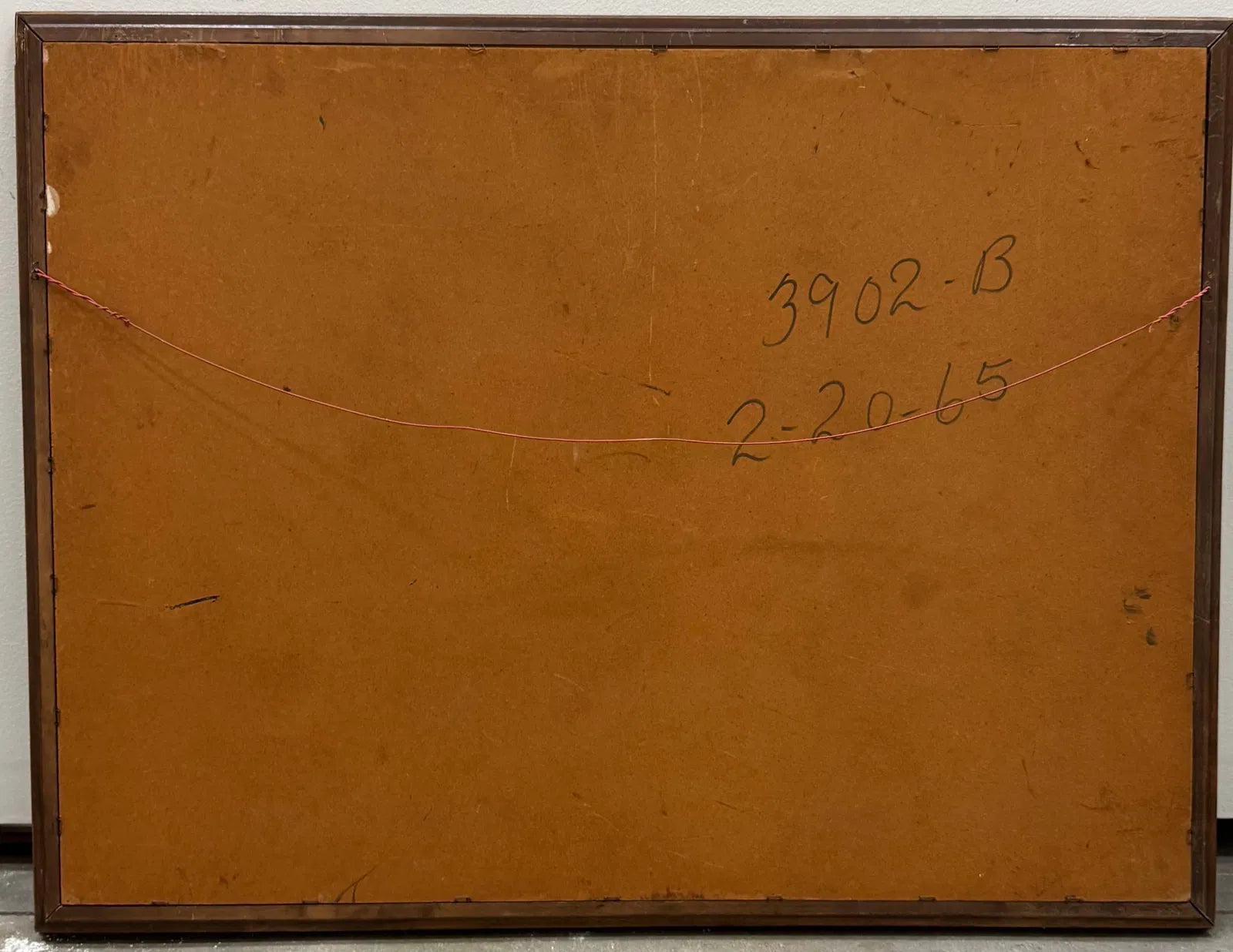 OIL-ON-BOARD CASTLE INTERIOR SIGNED “RAFALOW” (1965)