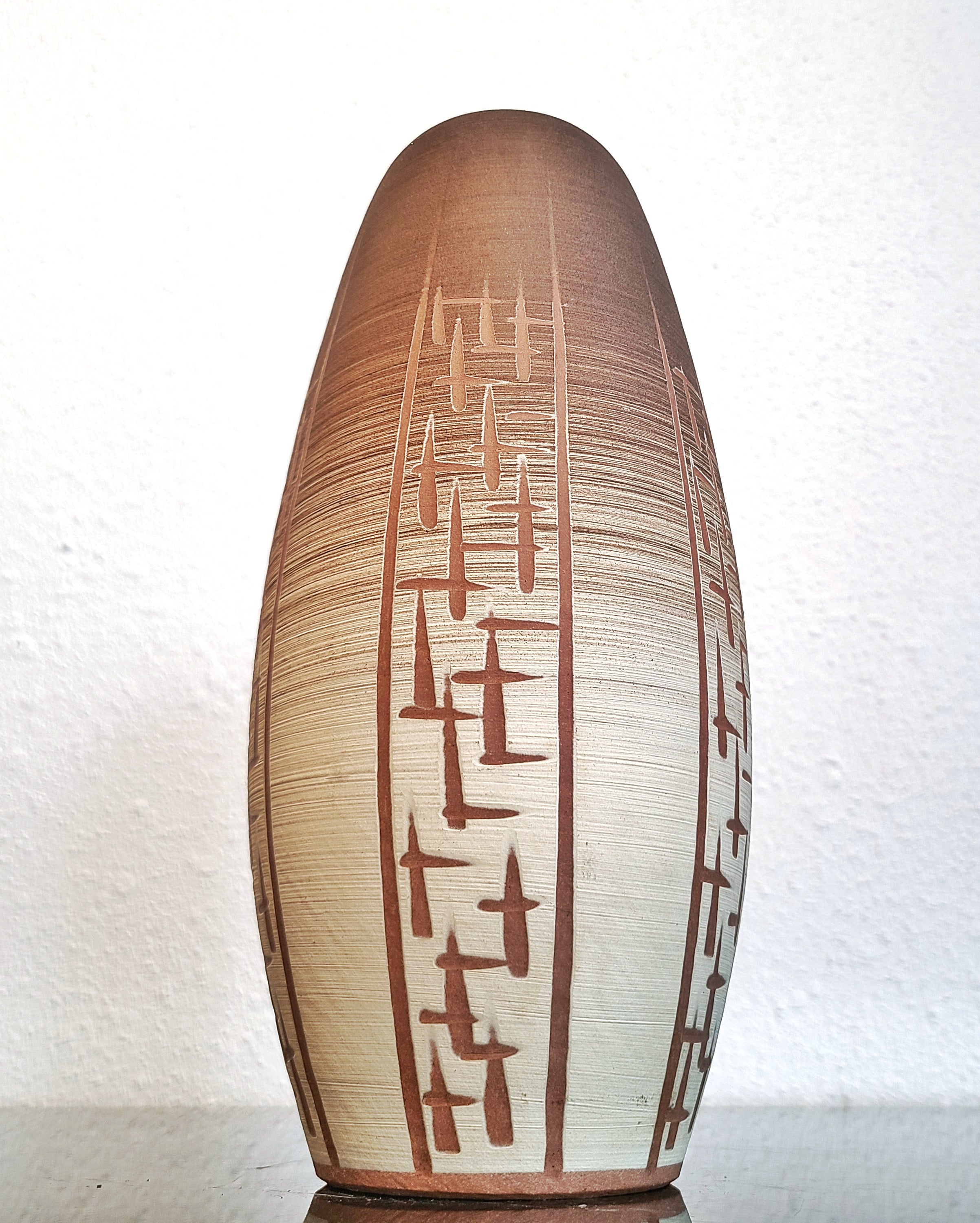 TALL ERHARD GOSCHALA STUDIO VASE Nr. 21B (GDR)