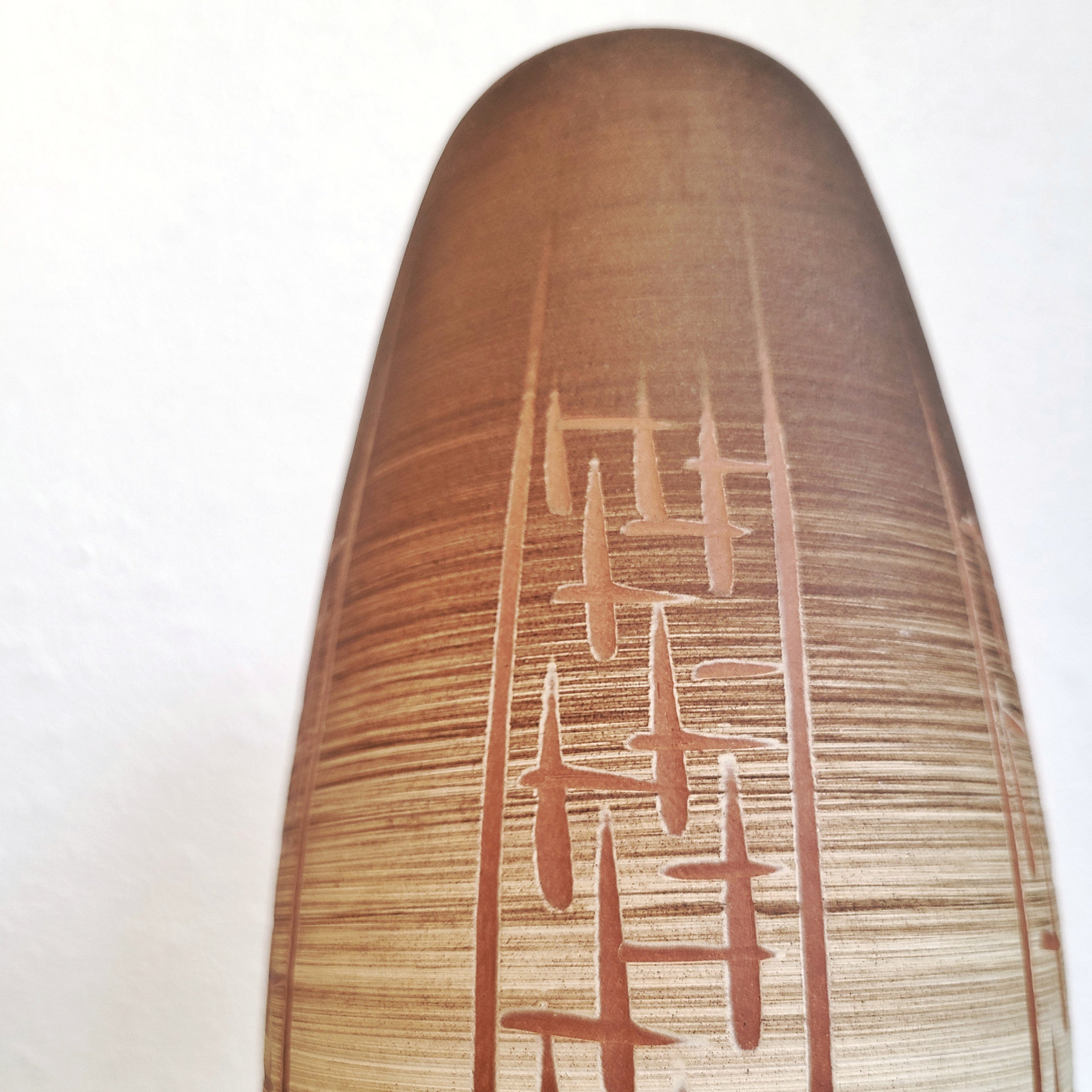 TALL ERHARD GOSCHALA STUDIO VASE Nr. 21B (GDR)