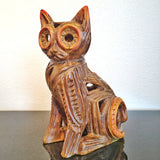 LARGE ABSTRACT CAT SCULPTURE BY ALVINO BAGNI (ITALY)
