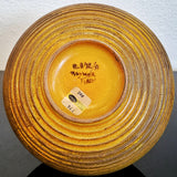 FUNNEL-MOUTH VASE WITH RIDGES BY ALVINO BAGNI