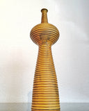 CONICAL VASE WITH BULB AND RIDGES BY ALVINO BAGNI