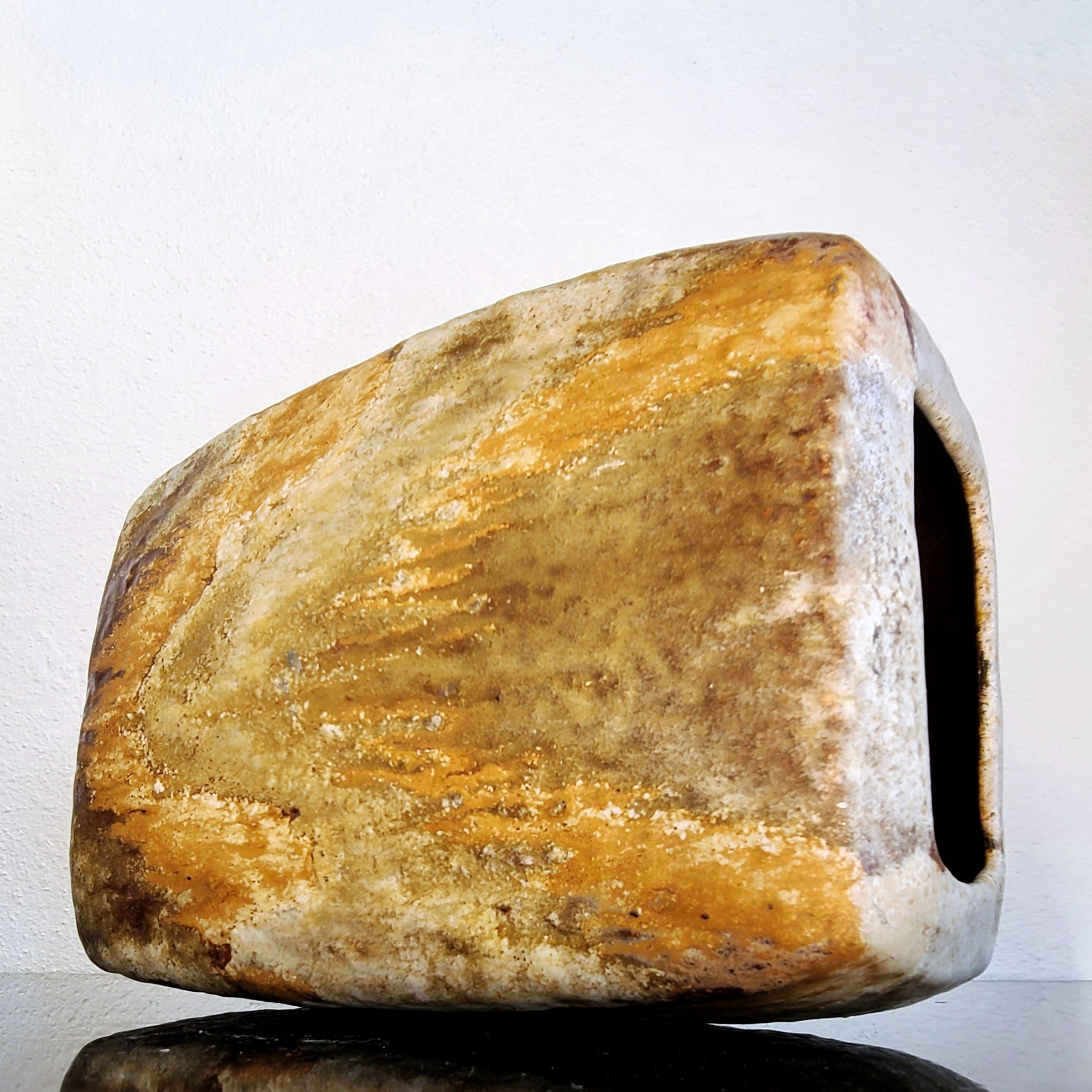 TALL RUSCHA KERAMIK BOX VASE Nr. 873