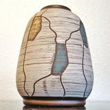 SAWA-KERAMIK ‘NAPOLI’ DÉCOR “KLINKER” VASE Nr. 234/15