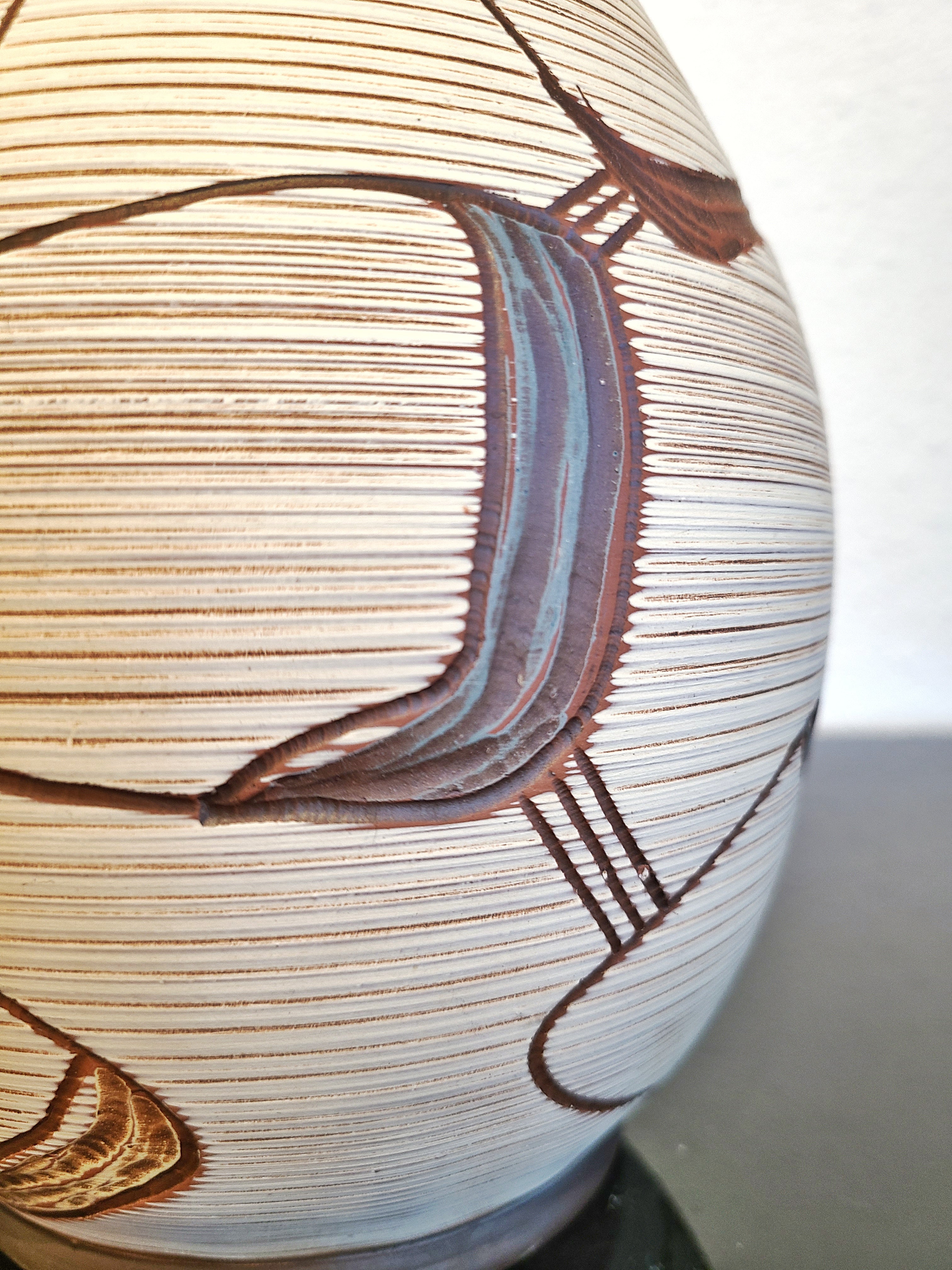 SAWA KERAMIK ‘TORINO’ DÉCOR “KLINKER” VASE Nr. 209/25