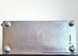 DON DRUMM SAND-CAST ALUMINUM ‘CATS’ DOORSTOP