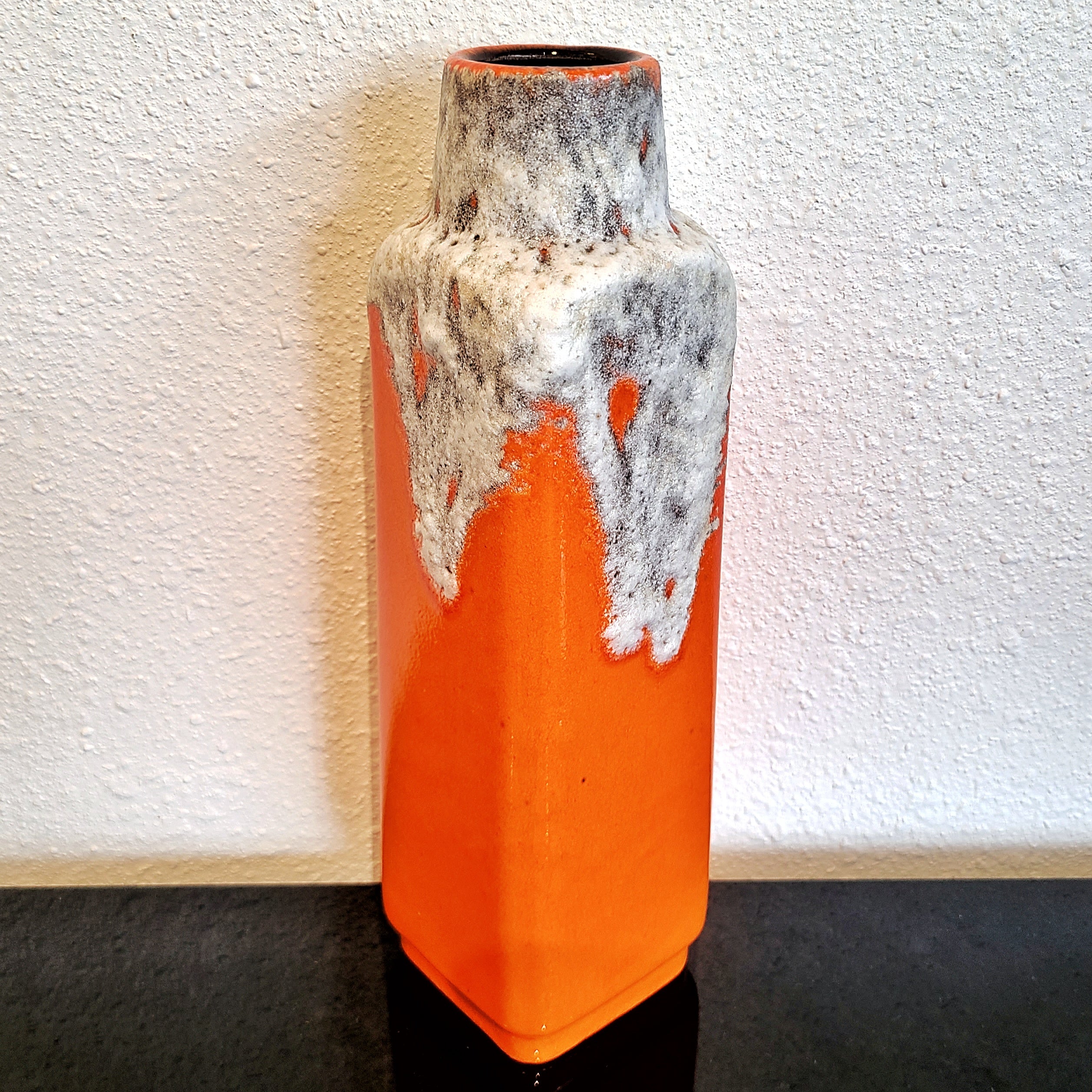 TANGERINE Ü-KERAMIK FAT LAVA VASE Nr. 1438/30