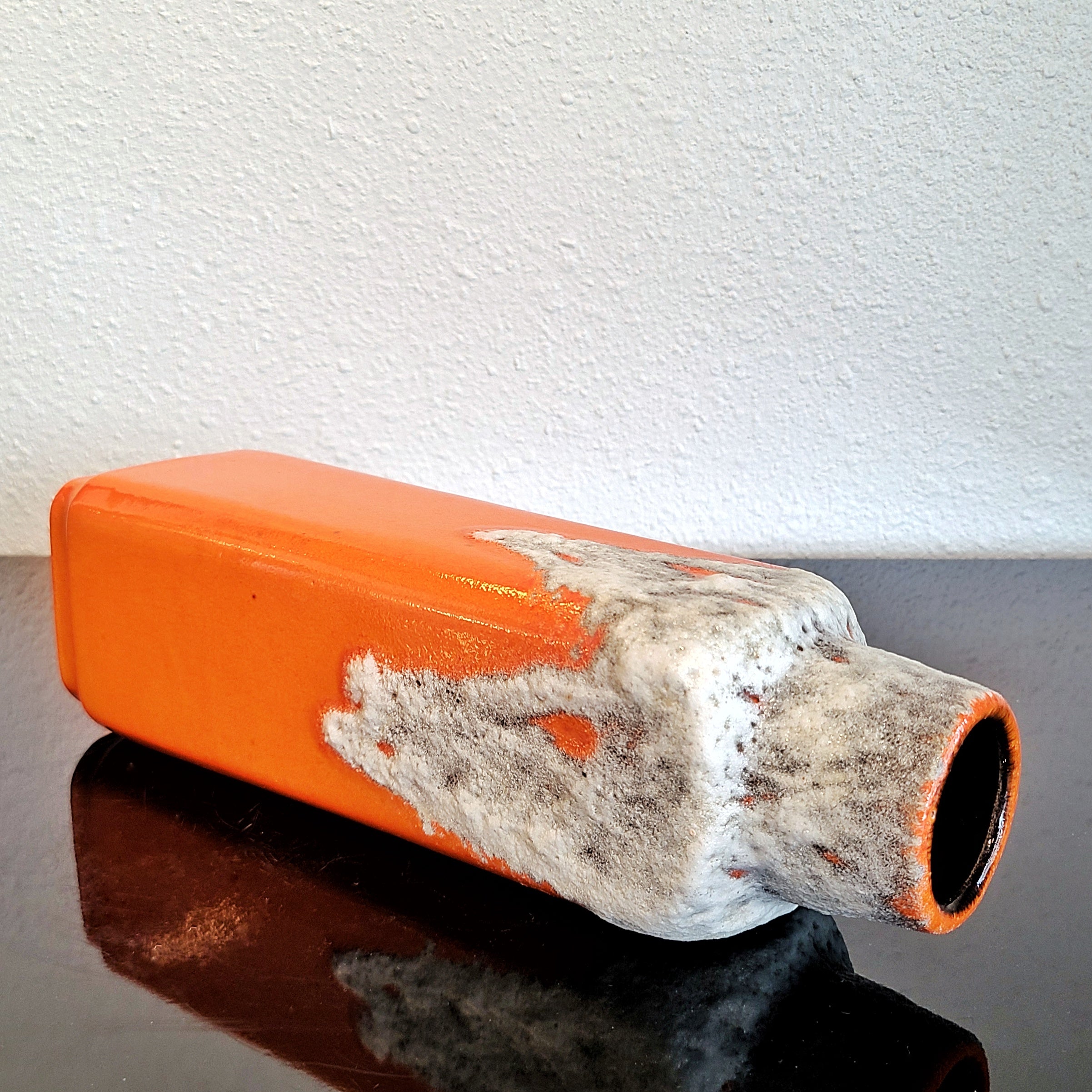 TANGERINE Ü-KERAMIK FAT LAVA VASE Nr. 1438/30