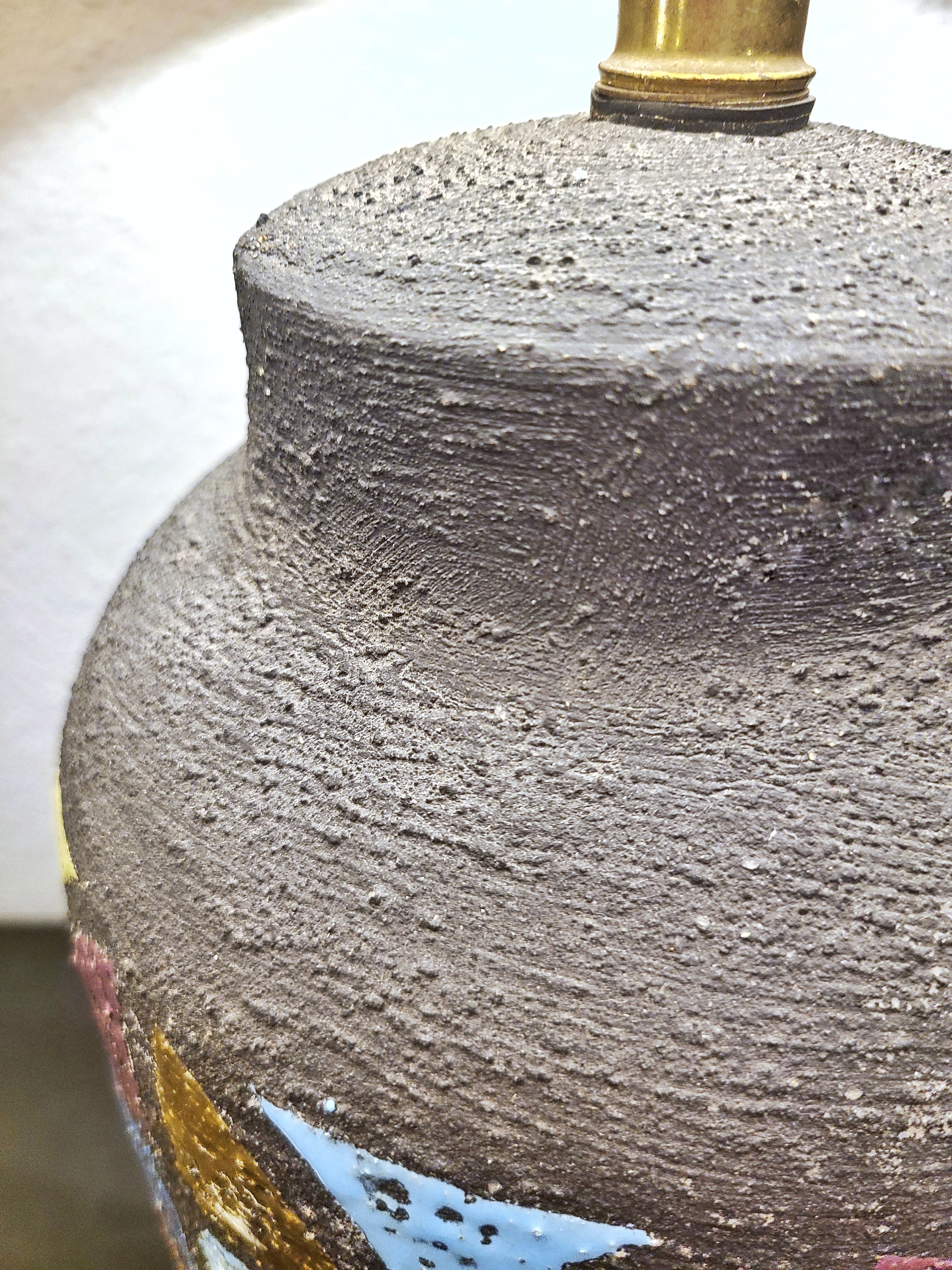 HAND-THROWN ALVINO BAGNI TABLE LAMP