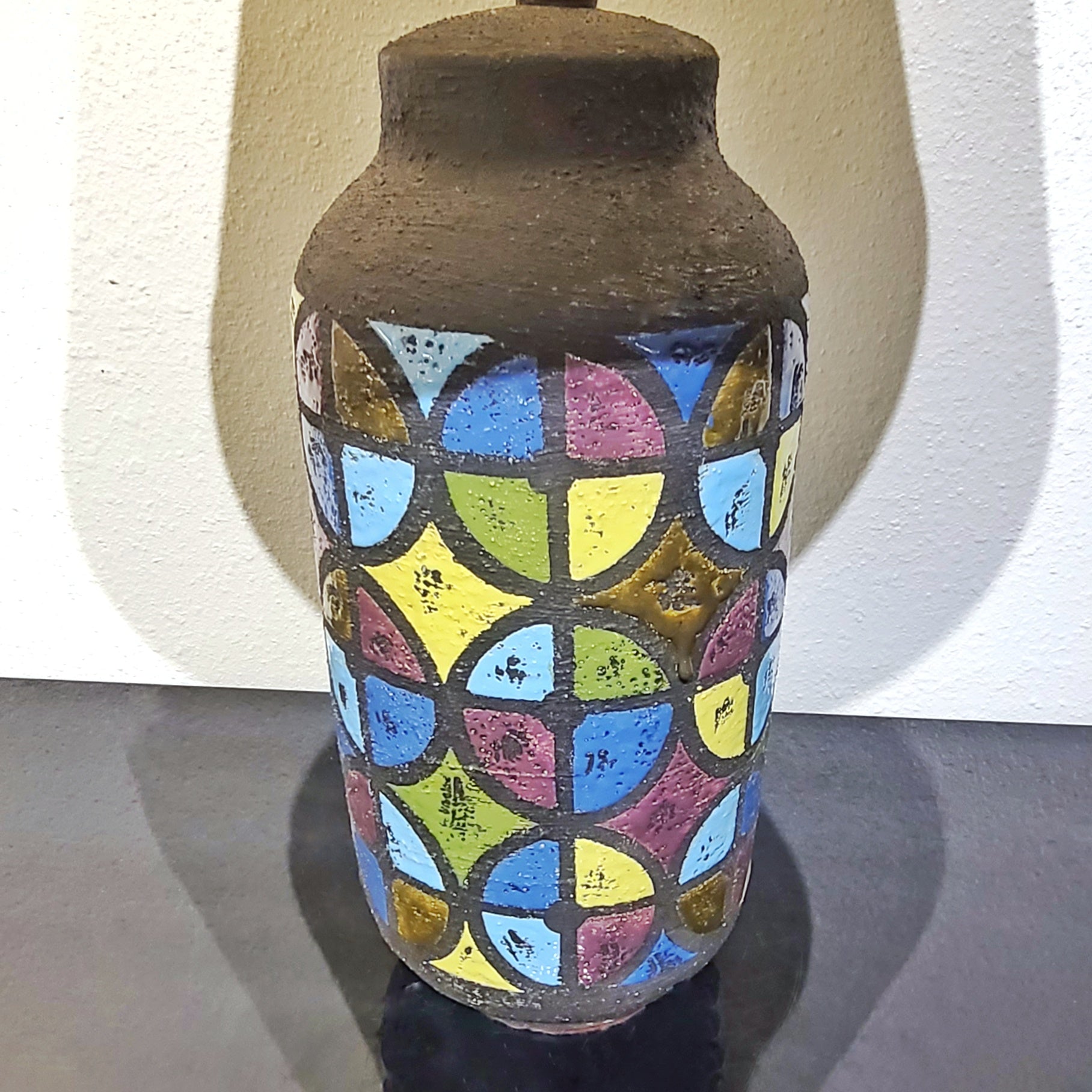 HAND-THROWN ALVINO BAGNI TABLE LAMP