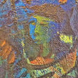 EQUESTRIAN ABSTRACT BY UNKNOWN GERMAN ARTIST (1960s)