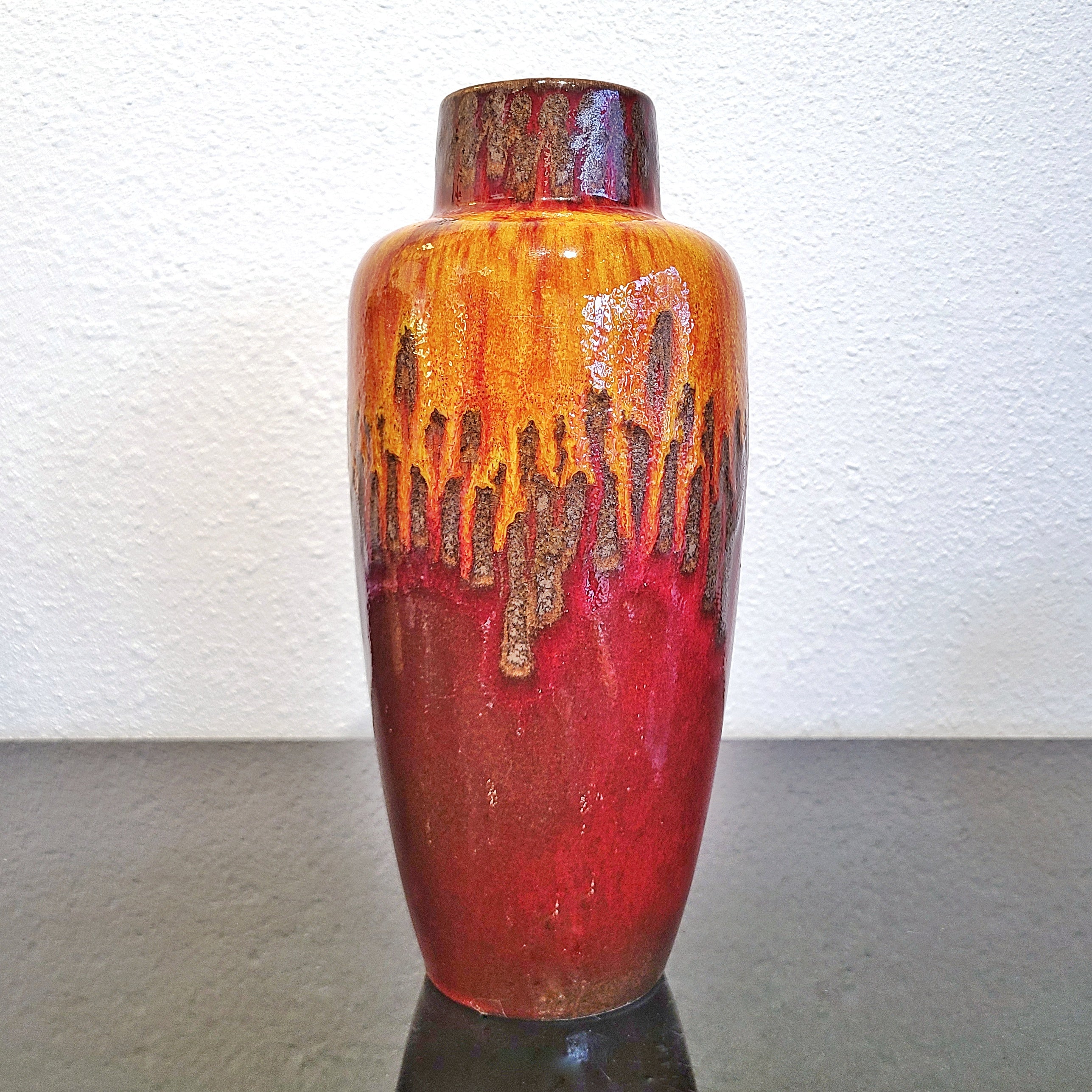 XL SCHEURICH KERAMIK FAT LAVA VASE Nr. 517/30