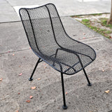 LOW ‘SCULPTURA’ SIDE CHAIRS BY RUSSEL WOODARD FOR WOODARD FURNITURE