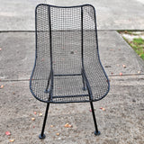 LOW ‘SCULPTURA’ SIDE CHAIRS BY RUSSEL WOODARD FOR WOODARD FURNITURE