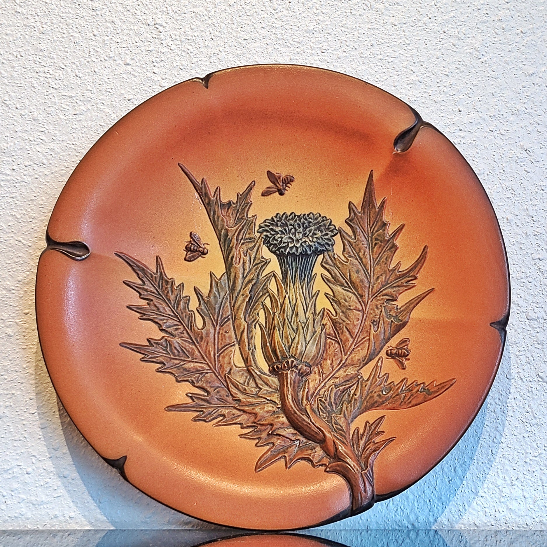 AXEL SØRENSEN ‘THISTLE’ RELIEF DISH FOR P. IPSENS ENKE