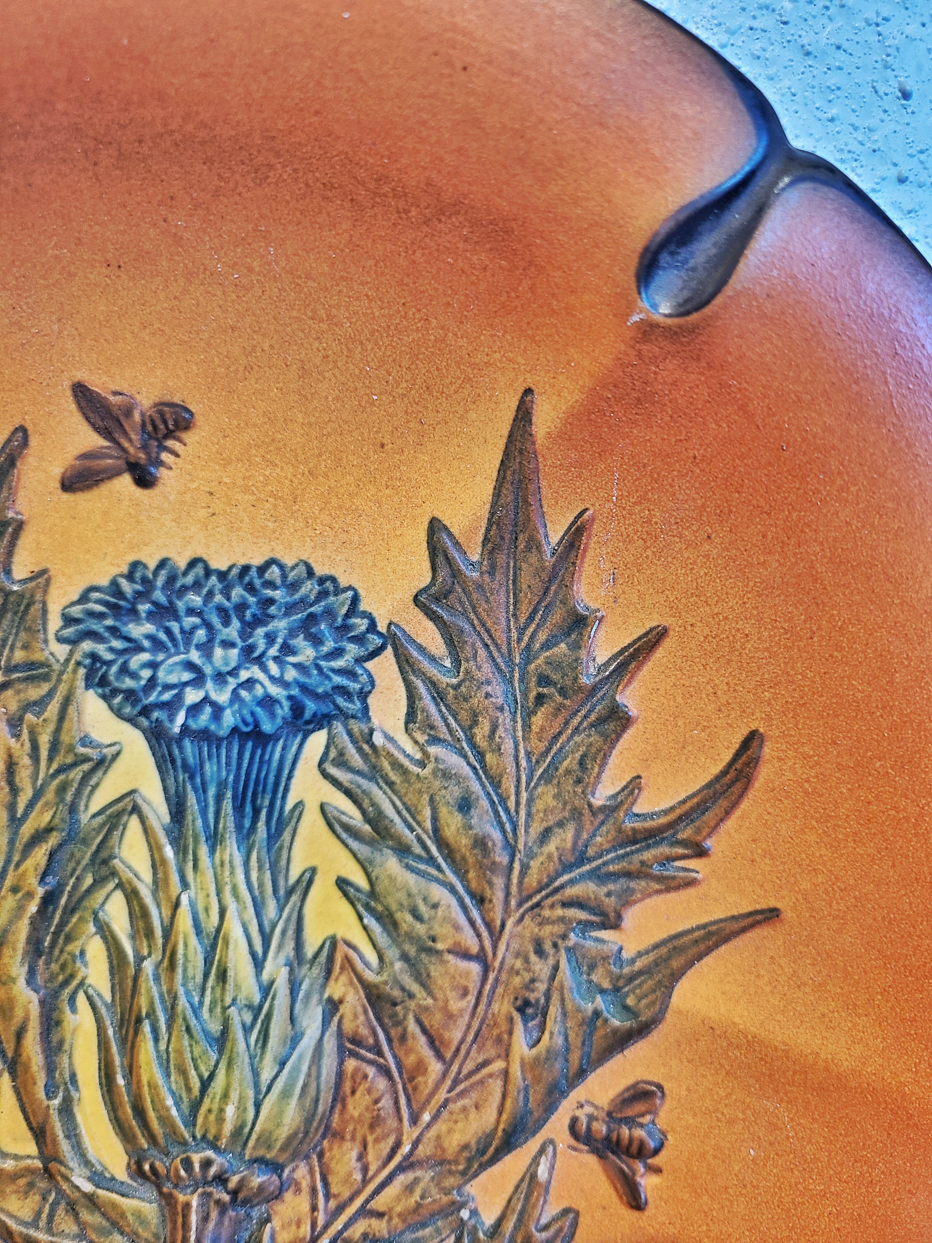 AXEL SØRENSEN ‘THISTLE’ RELIEF DISH FOR P. IPSENS ENKE