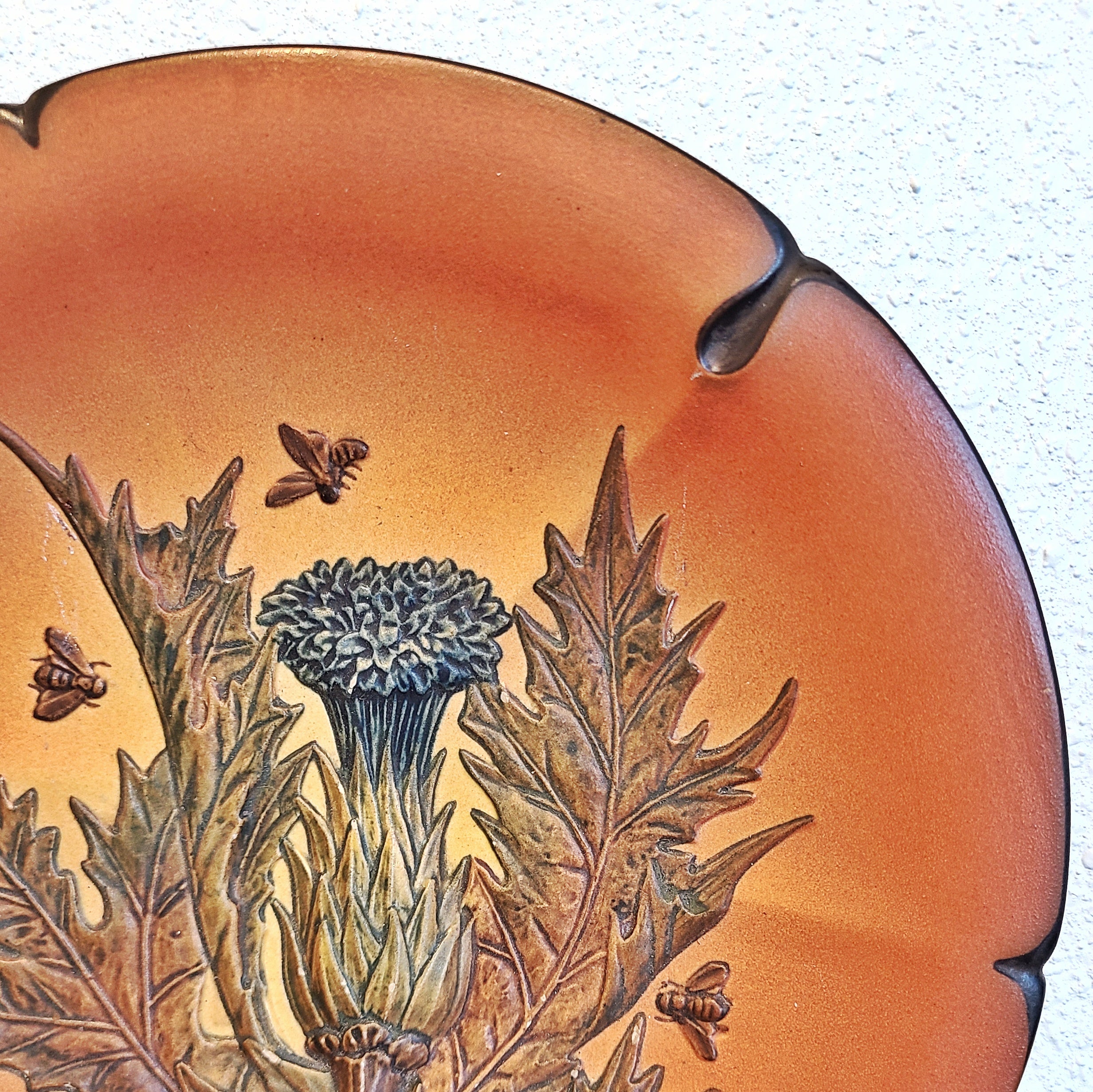 AXEL SØRENSEN ‘THISTLE’ RELIEF DISH FOR P. IPSENS ENKE