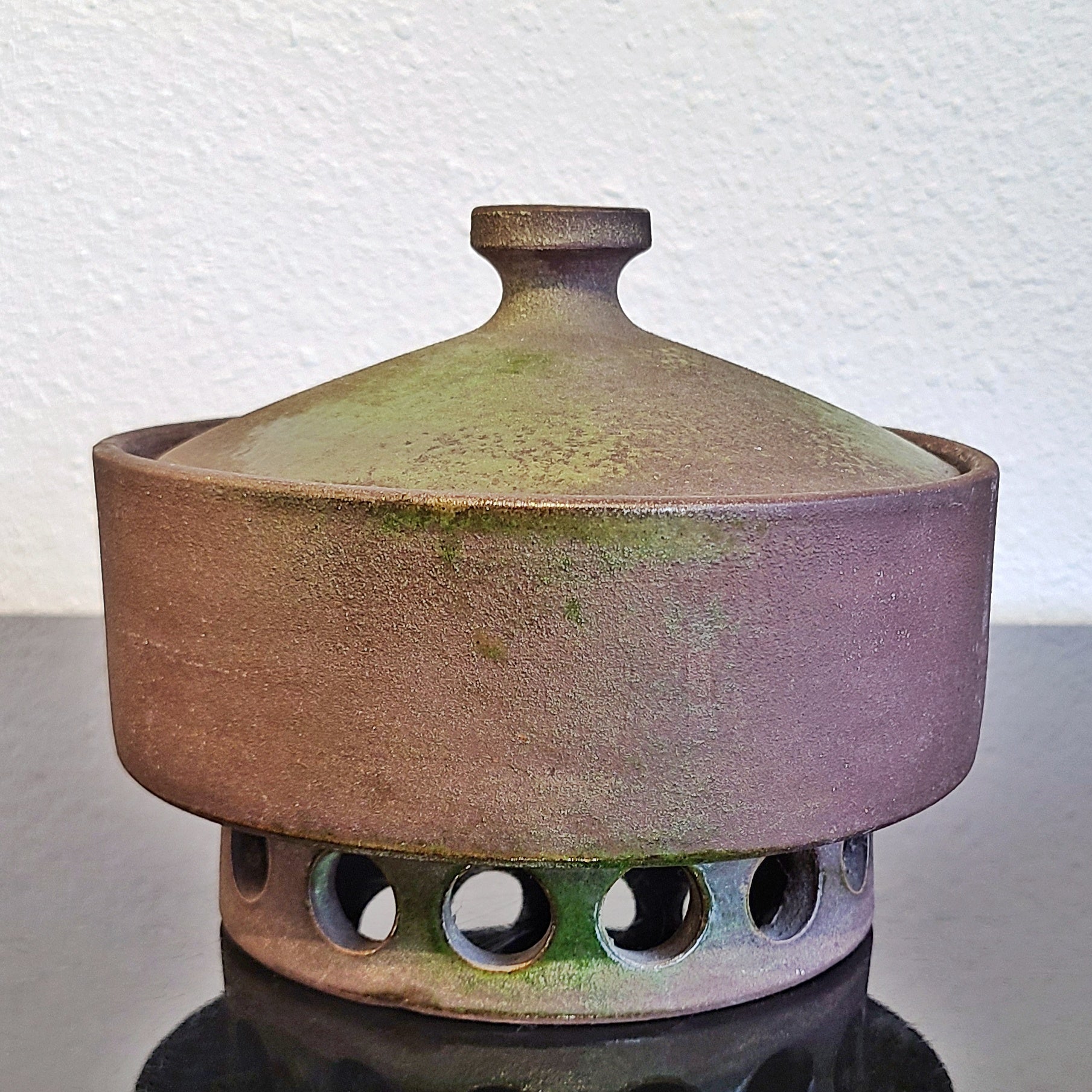 ‘ETRUSCAN’ COVERED BOX BY ALDO LONDI FOR BITOSSI