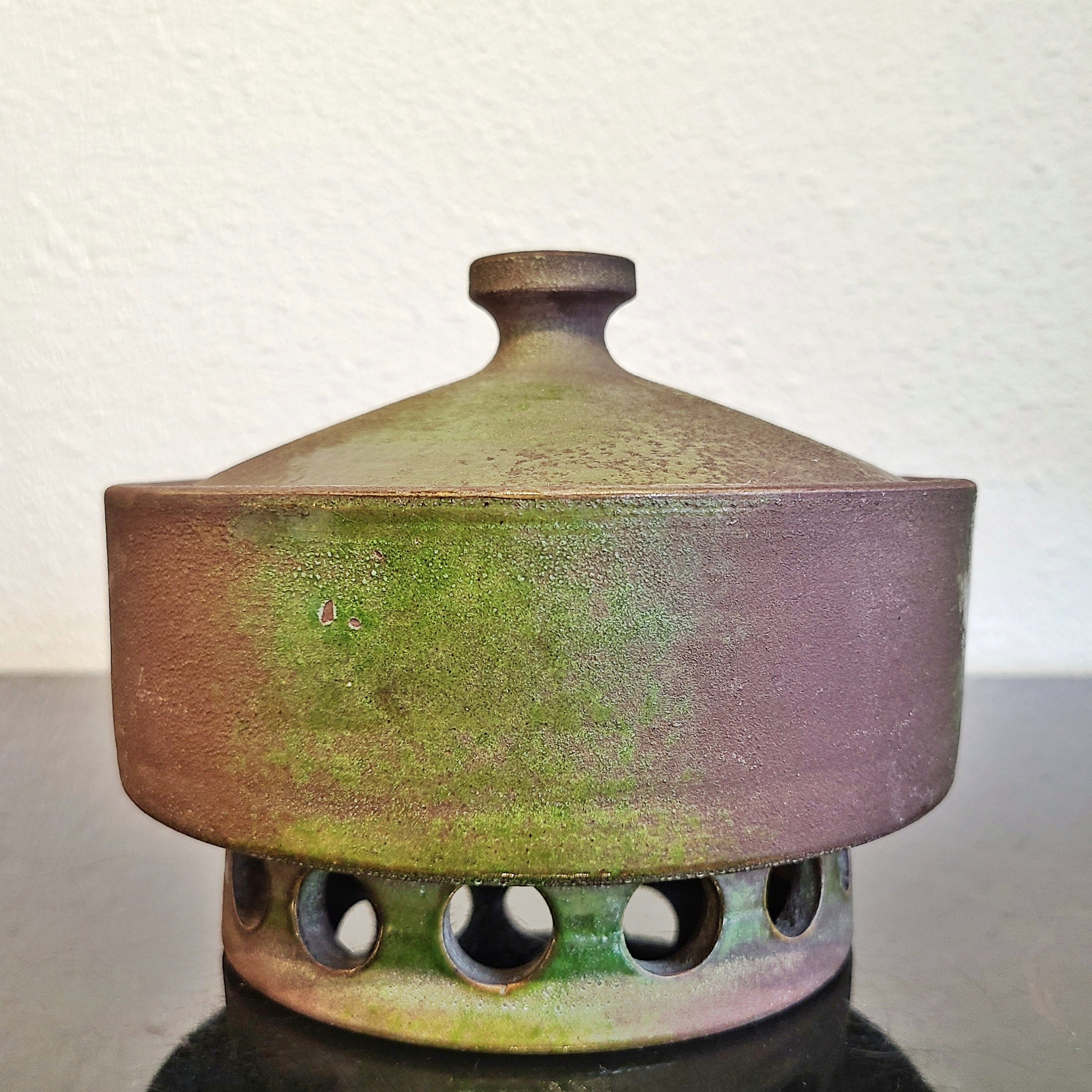 ‘ETRUSCAN’ COVERED BOX BY ALDO LONDI FOR BITOSSI