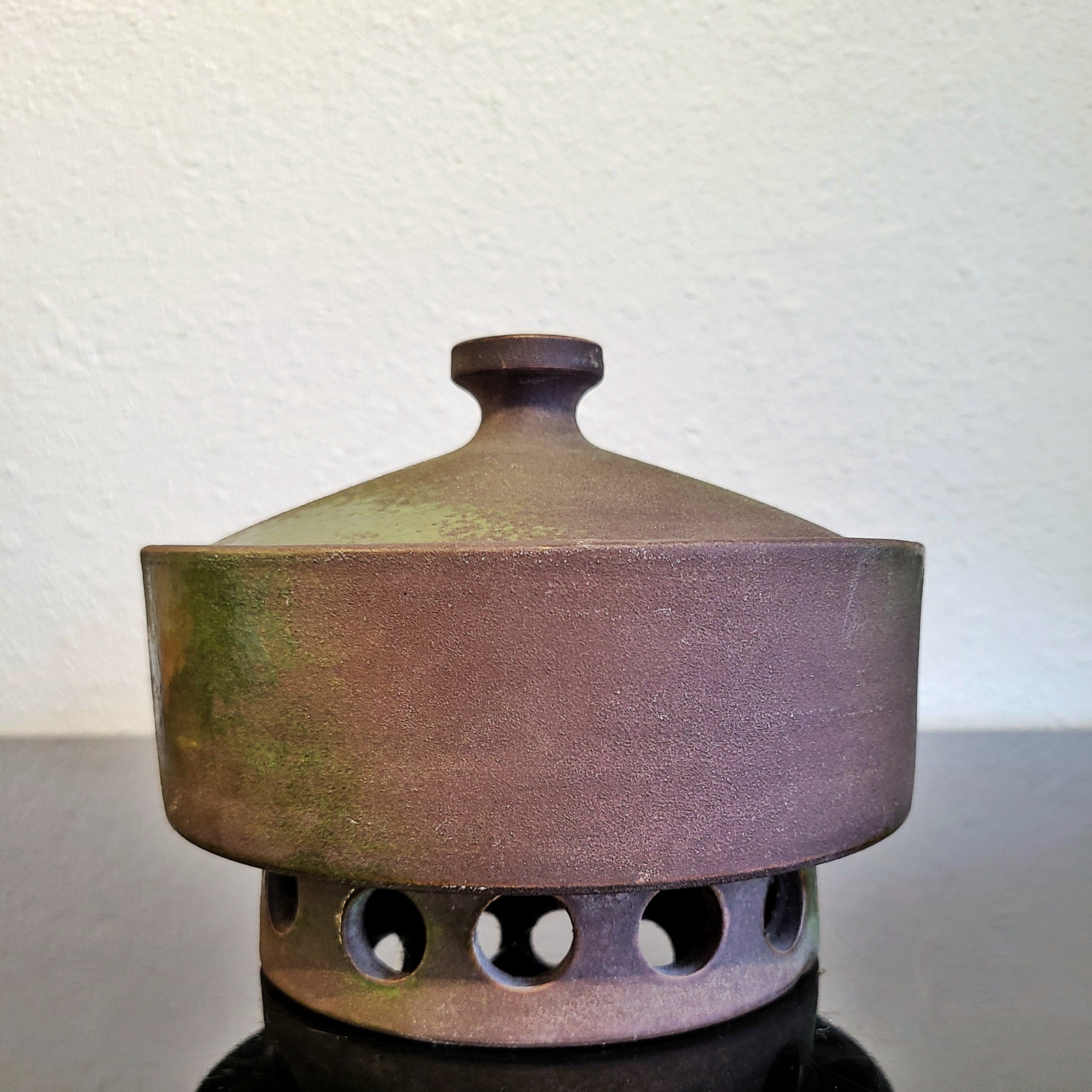 ‘ETRUSCAN’ COVERED BOX BY ALDO LONDI FOR BITOSSI