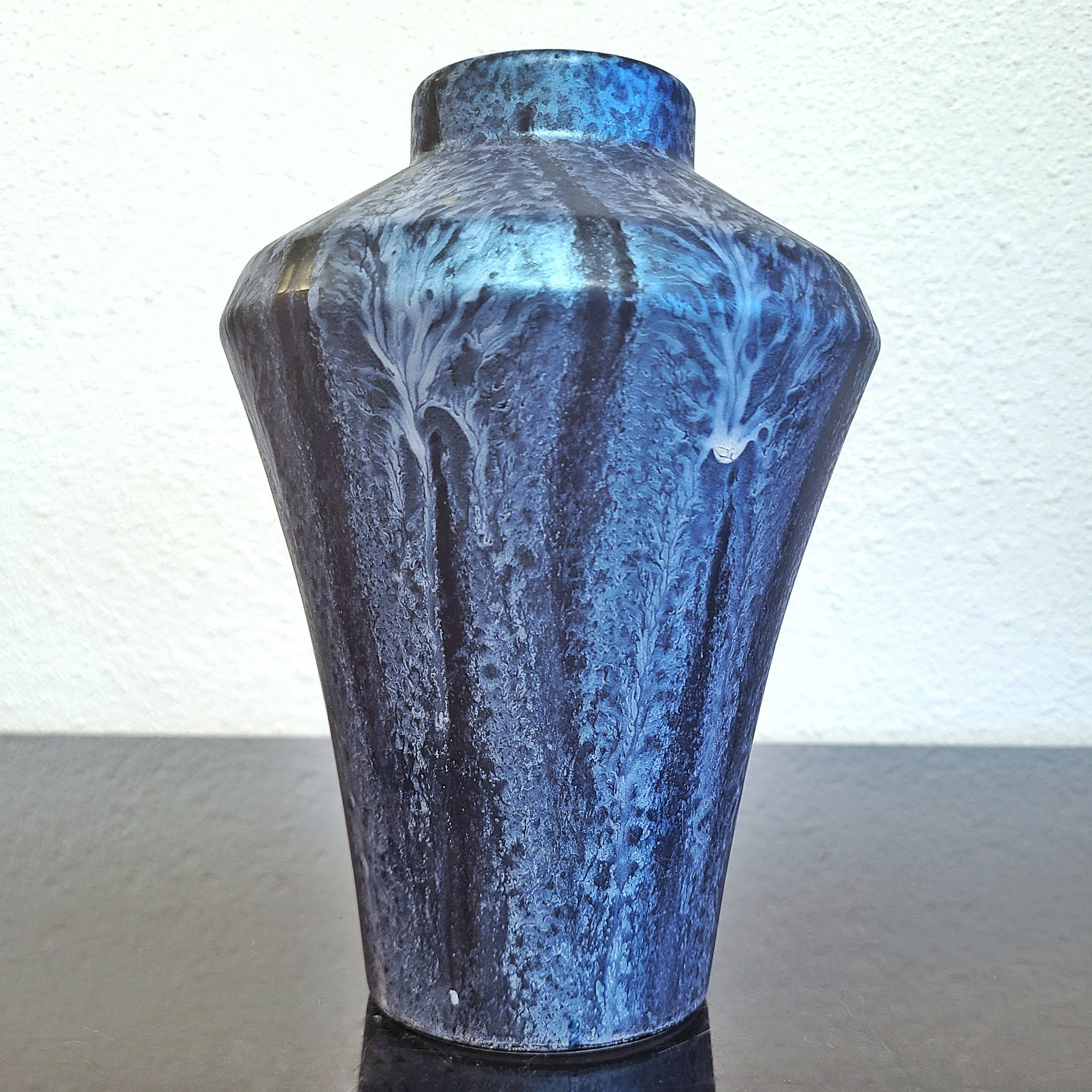 BLUE KNÖDGEN KERAMIK VASE Nr. 1060/20