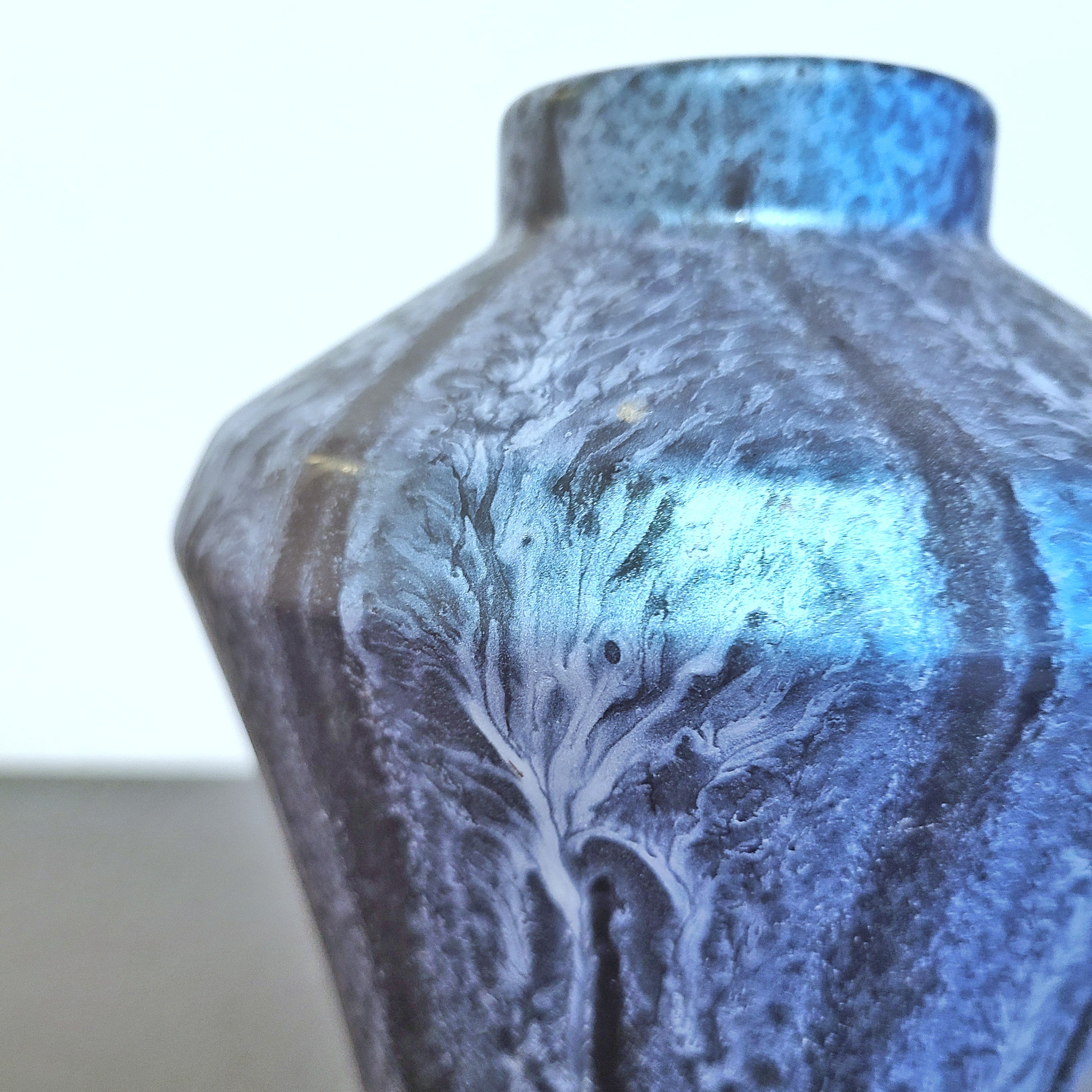 BLUE KNÖDGEN KERAMIK VASE Nr. 1060/20
