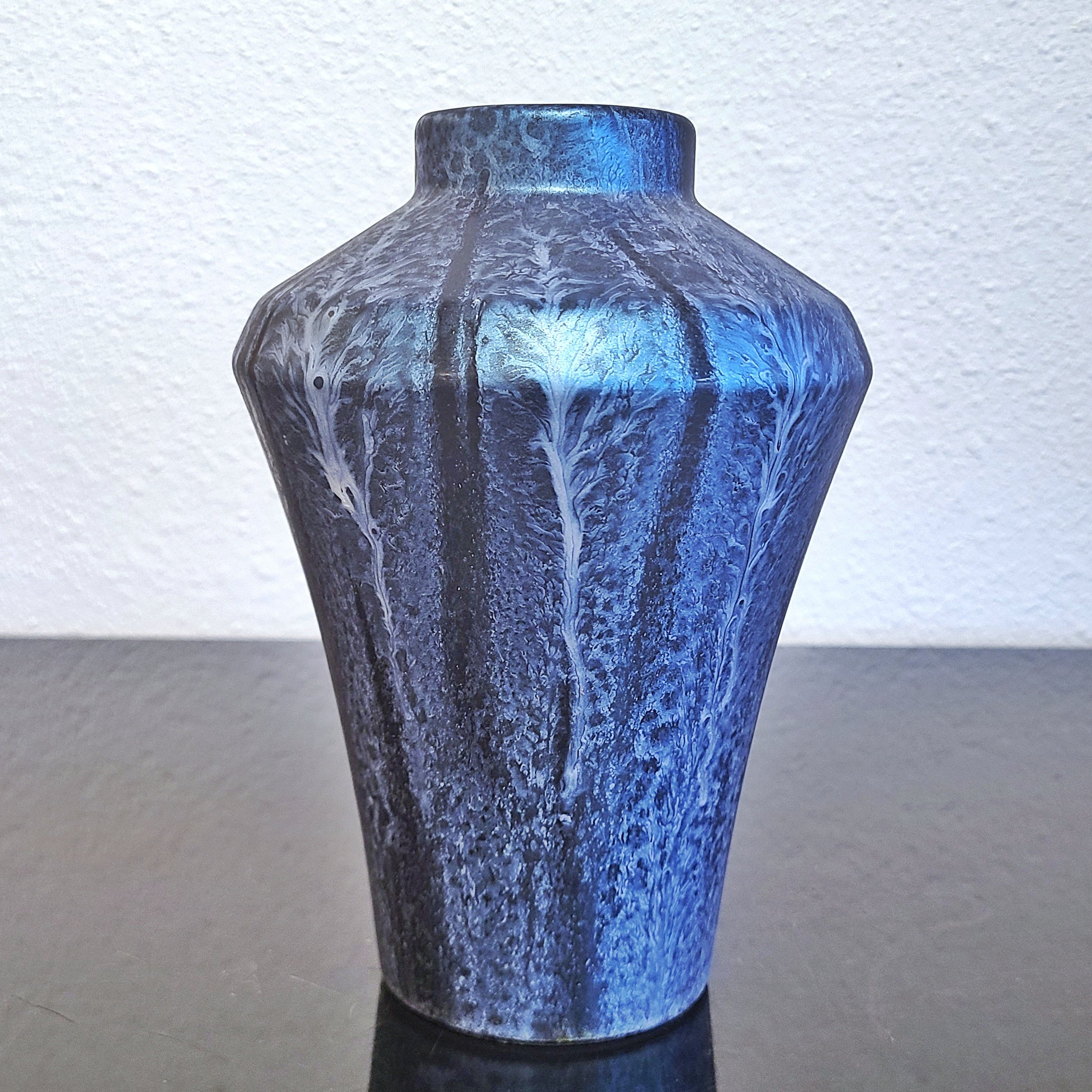 BLUE KNÖDGEN KERAMIK VASE Nr. 1060/20