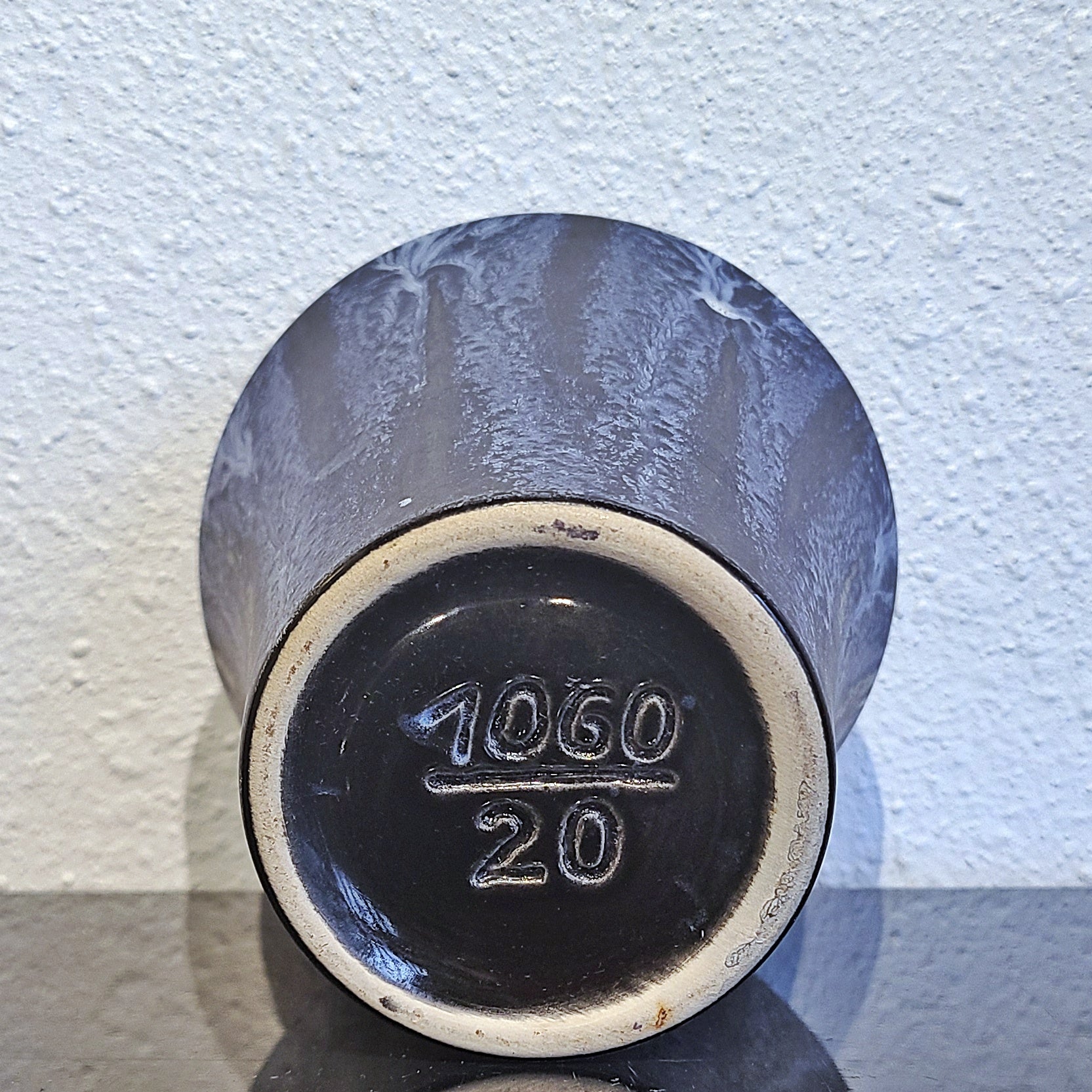 BLUE KNÖDGEN KERAMIK VASE Nr. 1060/20