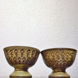 OLIVE GREEN BITOSSI ‘KEY’ DÉCOR CANDLE HOLDERS