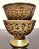 OLIVE GREEN BITOSSI ‘KEY’ DÉCOR CANDLE HOLDERS