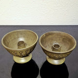 OLIVE GREEN BITOSSI ‘KEY’ DÉCOR CANDLE HOLDERS