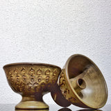OLIVE GREEN BITOSSI ‘KEY’ DÉCOR CANDLE HOLDERS