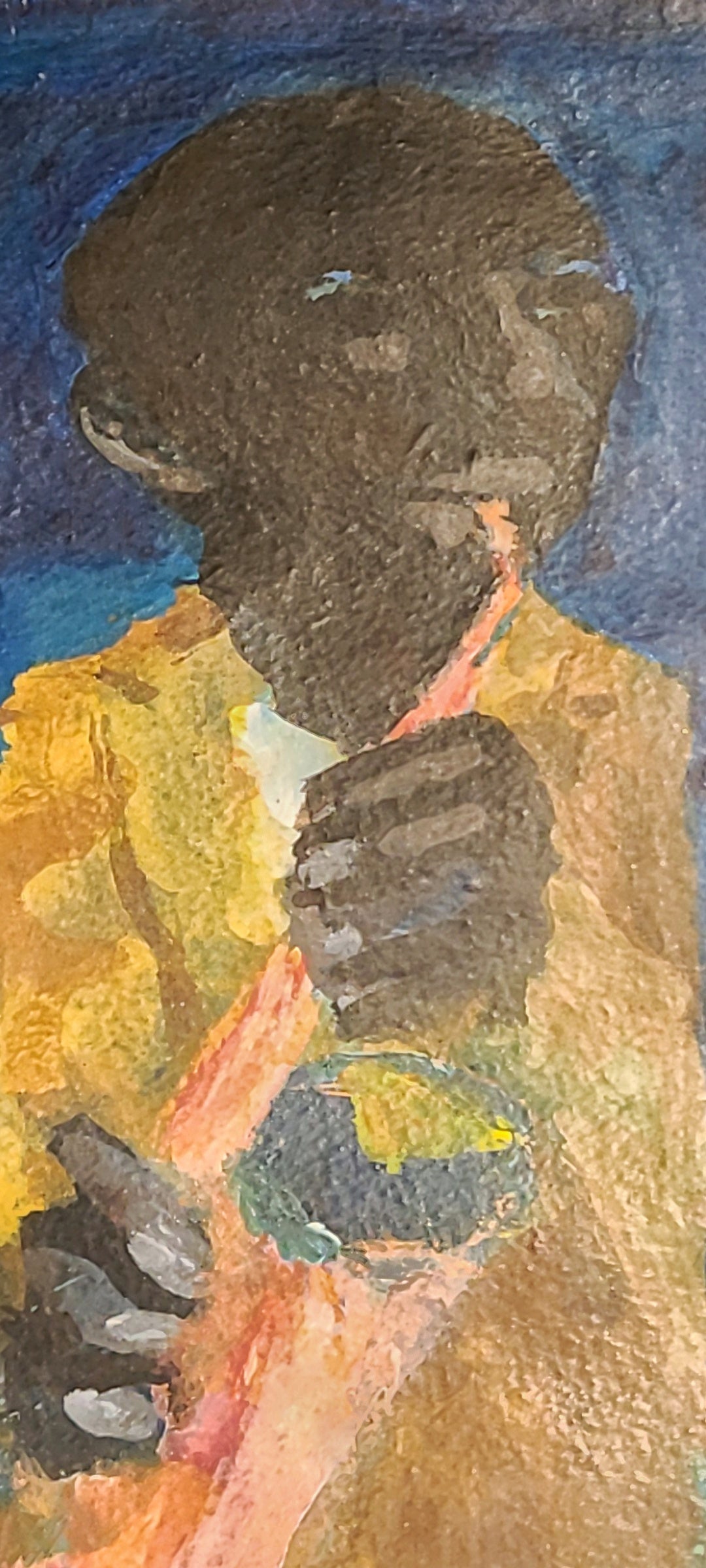 ‘AFTER HOURS SESSION’ MIXED MEDIA ON RAG PAPER BY SHERMAN CHINSKY (2002)