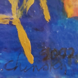 ‘AFTER HOURS SESSION’ MIXED MEDIA ON RAG PAPER BY SHERMAN CHINSKY (2002)