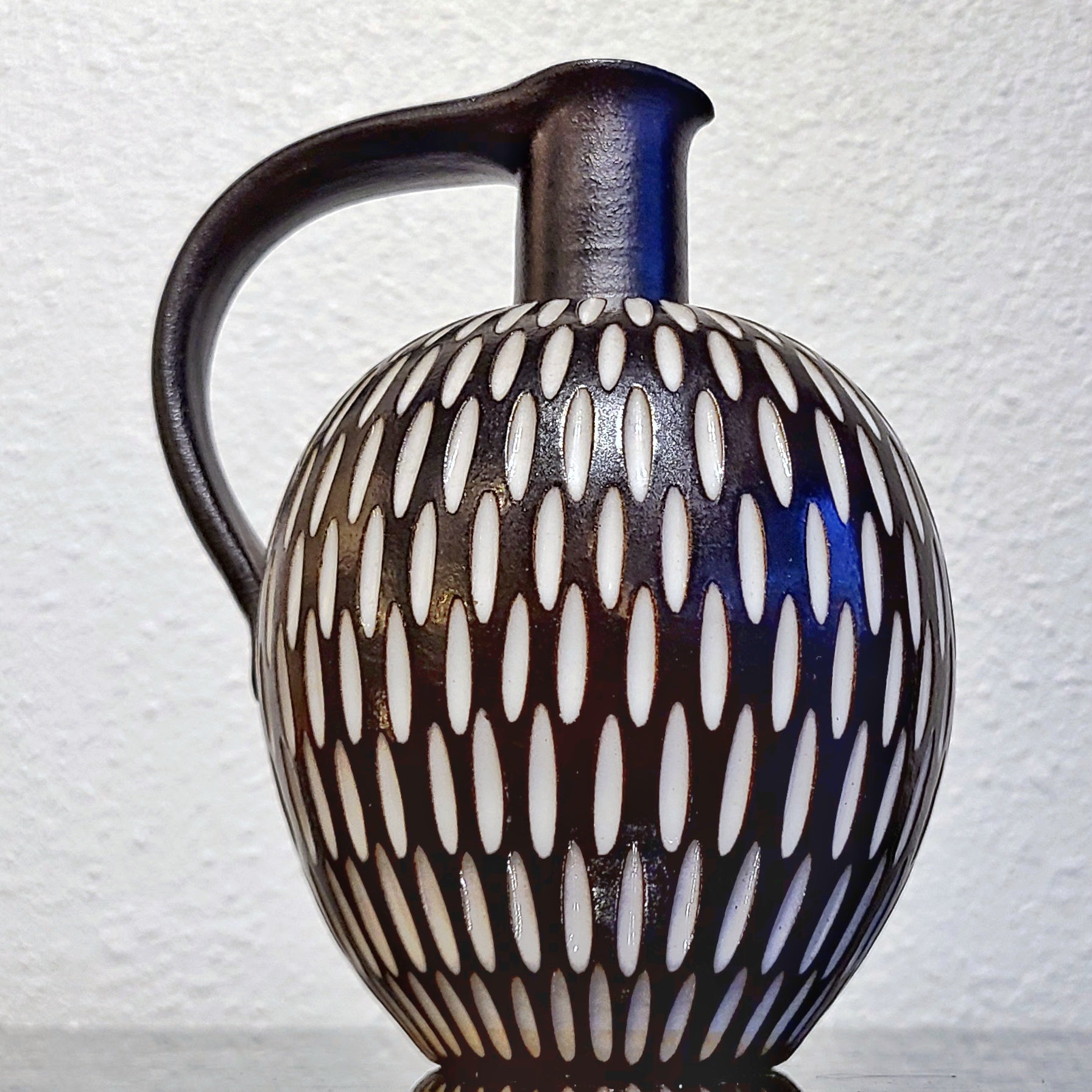 STUDIO POTTERY JUG VASE BY WILHELM AND ELLY KUCH