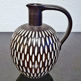 STUDIO POTTERY JUG VASE BY WILHELM AND ELLY KUCH