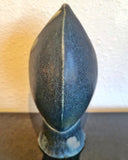 STUDIO POTTERY DOUBLE BUD VASE MARKED “MH”