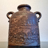 CARSTENS TÖNNIESHOF BROWN AND PINK ‘MOONCRATER’ VASE Nr. 7952/22