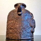 CARSTENS TÖNNIESHOF BROWN AND PINK ‘MOONCRATER’ VASE Nr. 7952/22