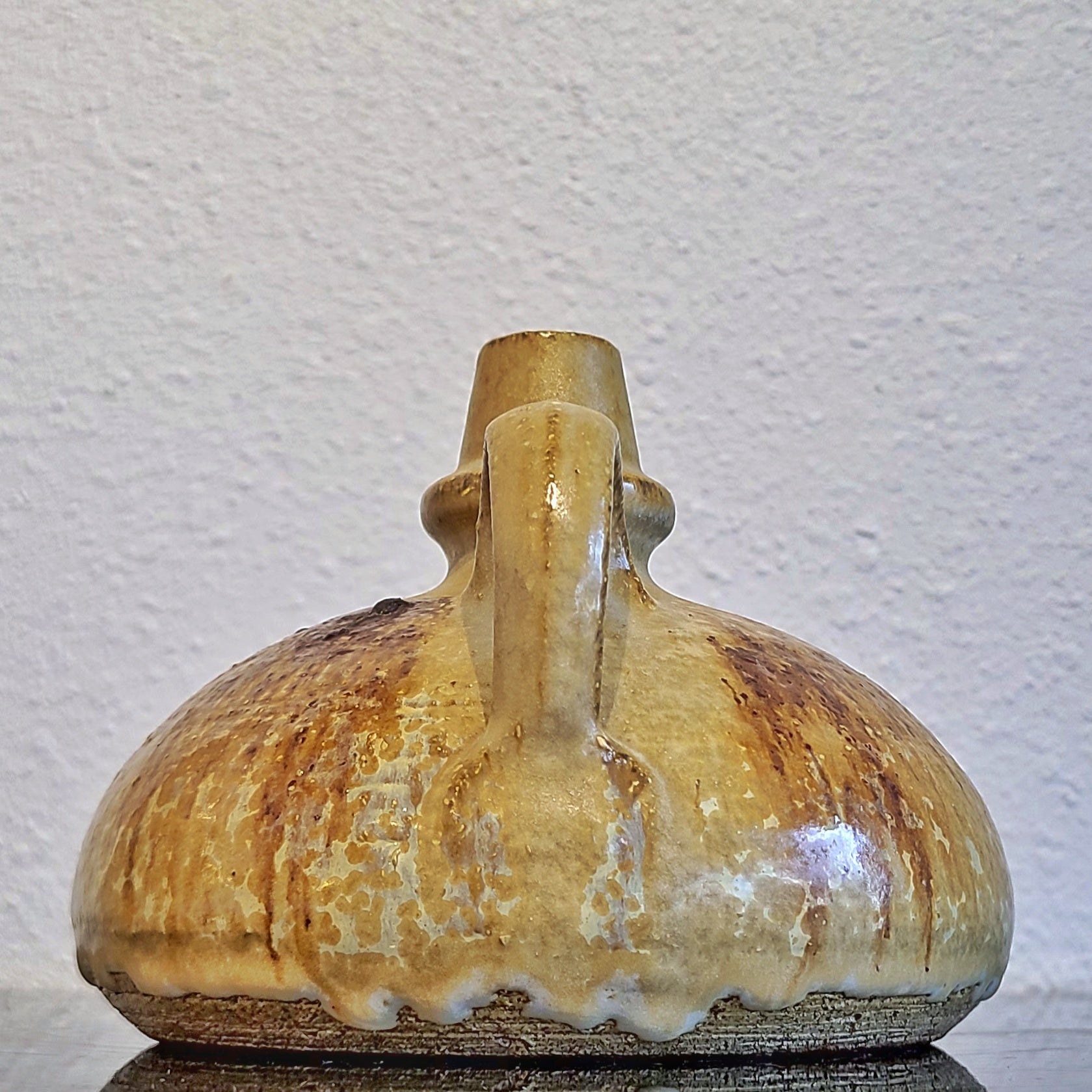 RUDI STAHL STUDIO POTTERY “UFO” VASE Nr. 7038/12