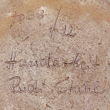 RUDI STAHL STUDIO POTTERY “UFO” VASE Nr. 7038/12
