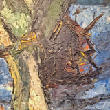 JOHN BAGGETT IMPASTO OIL ON MASONITE  STILL LIFE WITH YUCCA