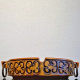 BORGINI ASHTRAY WITH IRON RINGS BY BAGNI CERAMICHE FOR RAYMOR