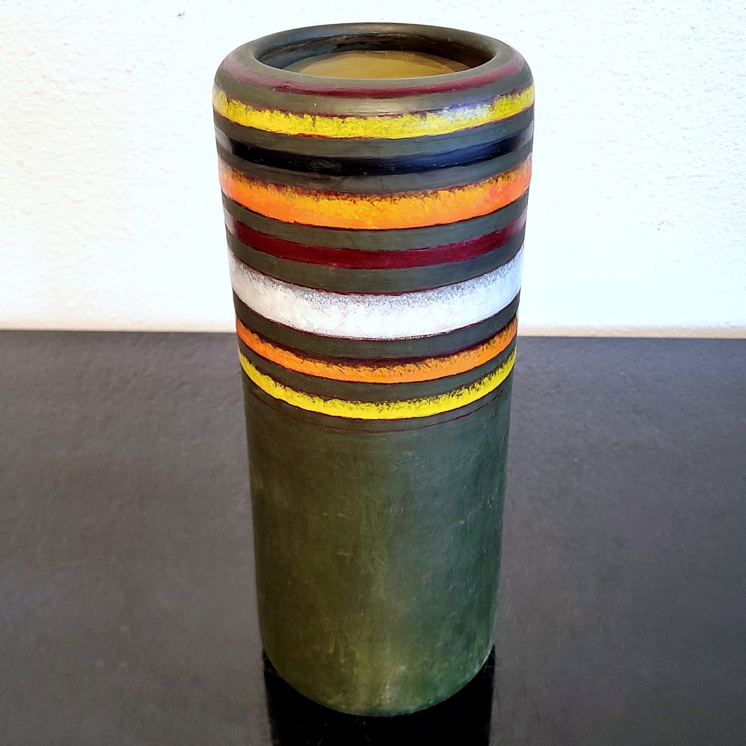 TALL BITOSSI ‘FASCIE COLORATE’ DÉCOR CYLINDER VASE