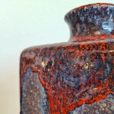 FAT-LAVA BOX VASE Nr. 671 BY URSULA BEYRAU FOR GRÄFLICH ORTENBURG
