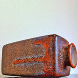 FAT-LAVA BOX VASE Nr. 671 BY URSULA BEYRAU FOR GRÄFLICH ORTENBURG