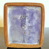 FAT-LAVA BOX VASE Nr. 671 BY URSULA BEYRAU FOR GRÄFLICH ORTENBURG