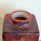 FAT-LAVA BOX VASE Nr. 671 BY URSULA BEYRAU FOR GRÄFLICH ORTENBURG